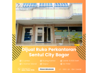 Dijual Ruko Perkantoran, Sentul City Bogor